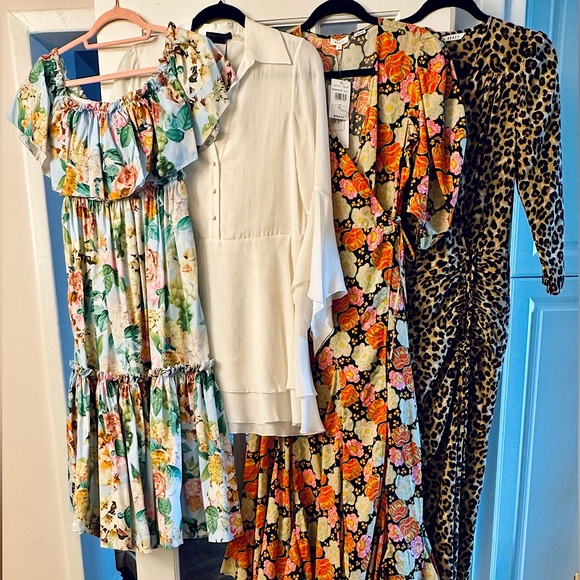 🩵🩷CARA CARA 🩷🩵 Marta Floral Midi Dress size 0 / $595 retail - Picture 13 of 14